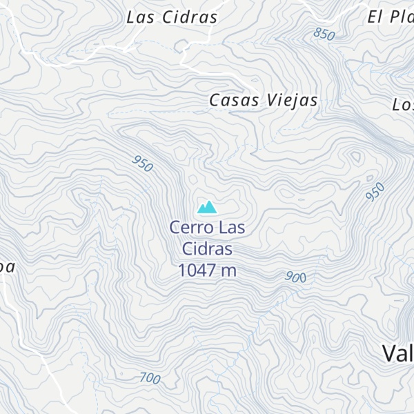 Map of Cerro Las Cidras