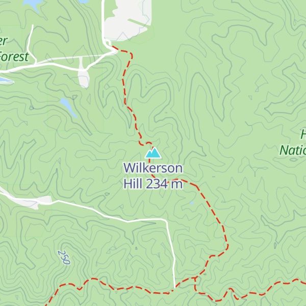 Map of Wilkerson Hill