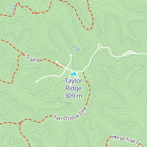 Map of Taylor Ridge