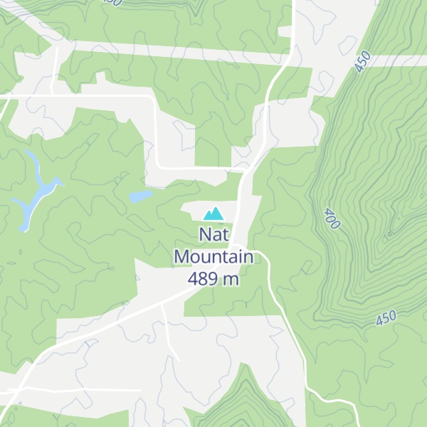 Map of Nat Mountain
