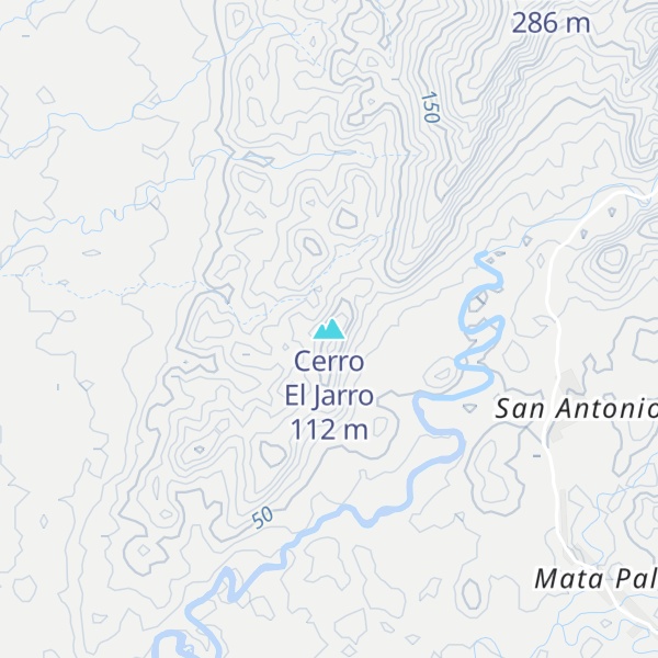 Map of Cerro El Jarro