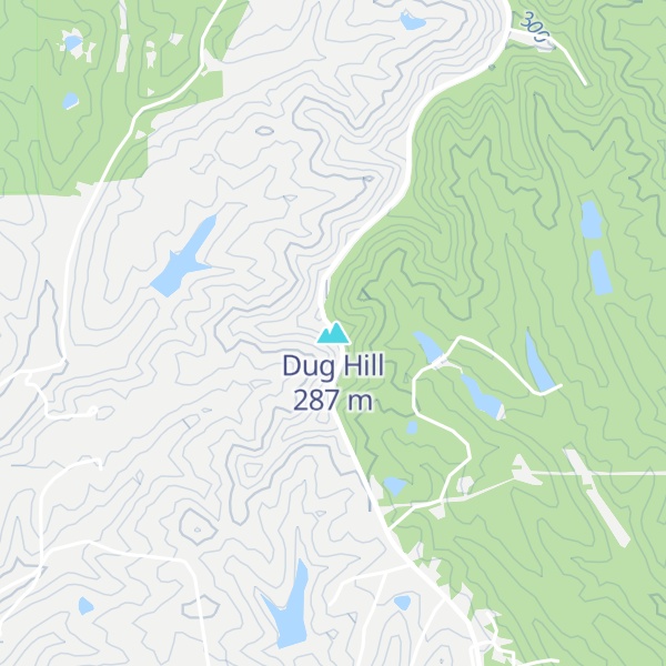 Map of Dug Hill