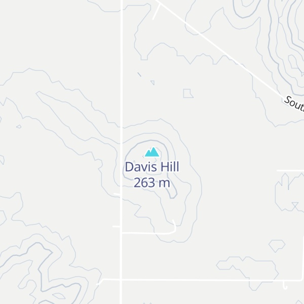 Map of Davis Hill