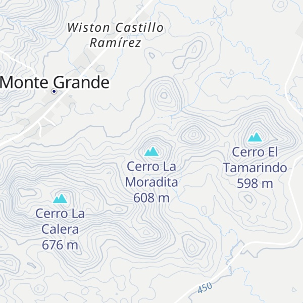 Map of Cerro La Moradita