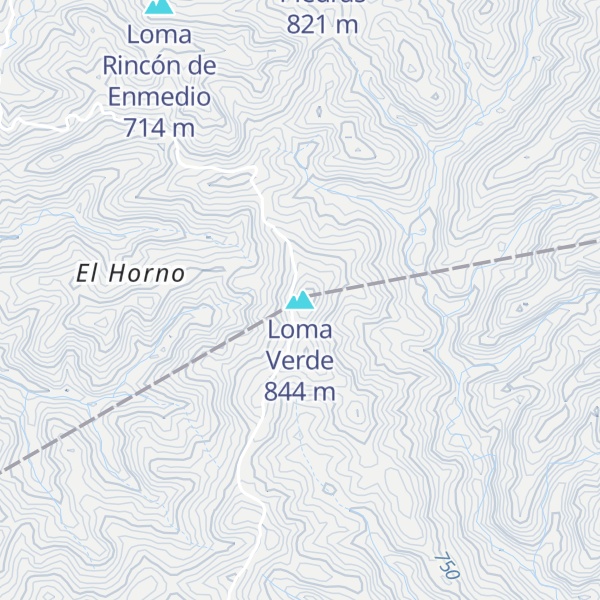 Map of Loma Verde