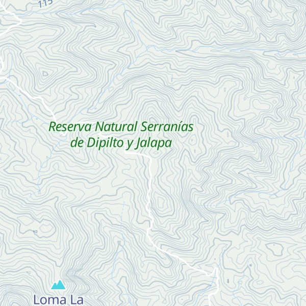 Map of Cerro El Ural