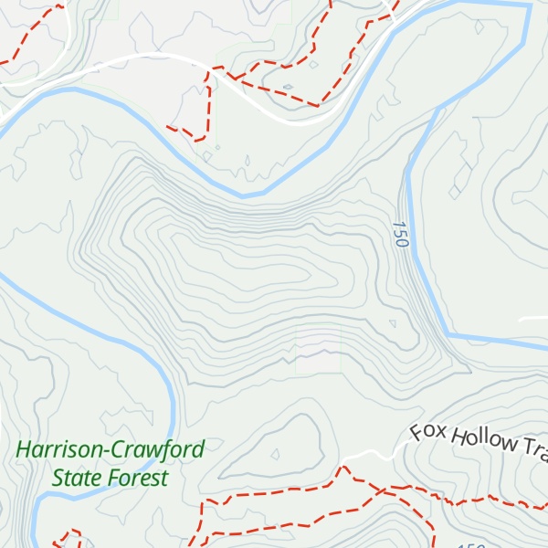 Map of Greenbrier Knob