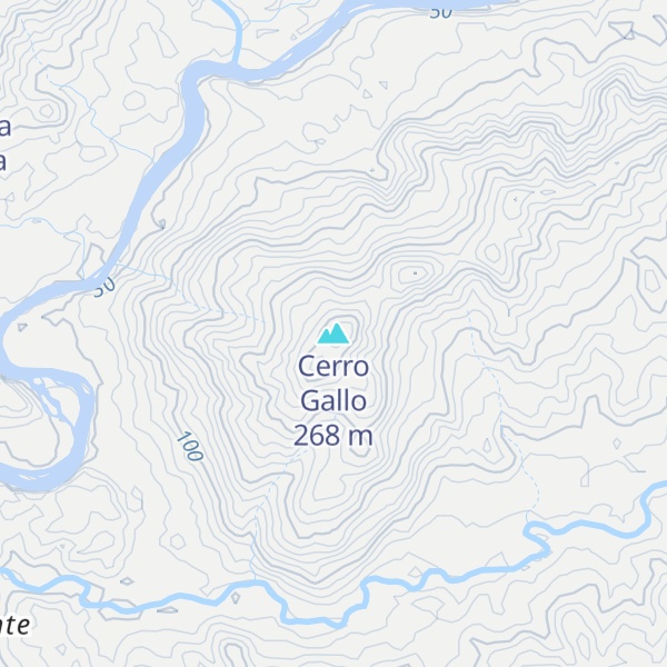 Map of Cerro Gallo