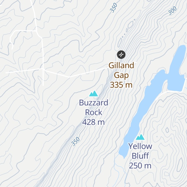 Map of Buzzard Rock
