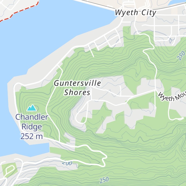 Map of Wyeth Rock