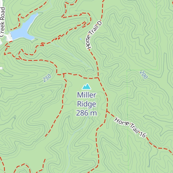 Map of Miller Ridge