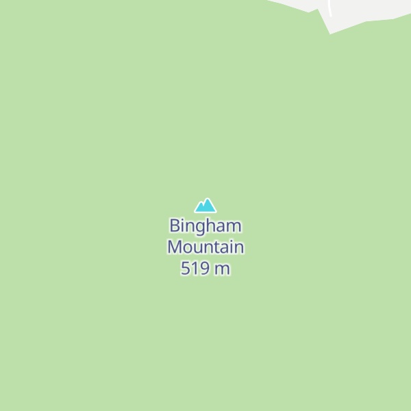 Map of Bingham Mountain