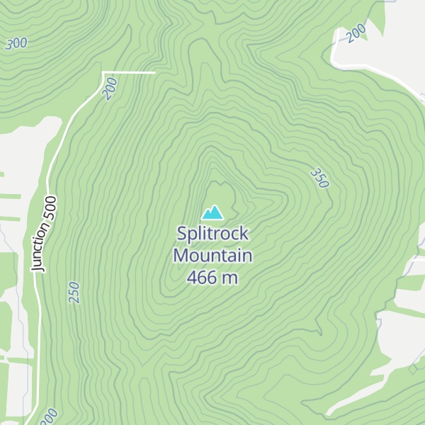 Map of Splitrock Mountain