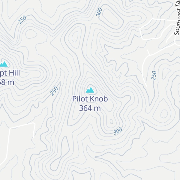 Map of Pilot Knob