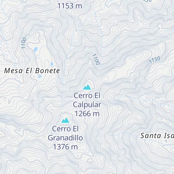 Map of Cerro El Calpular