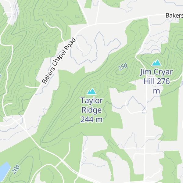Map of Taylor Ridge