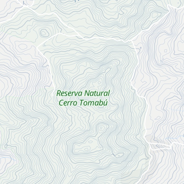 Map of Cerro Tomabú