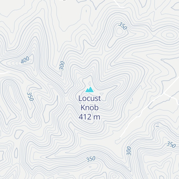 Map of Locust Knob