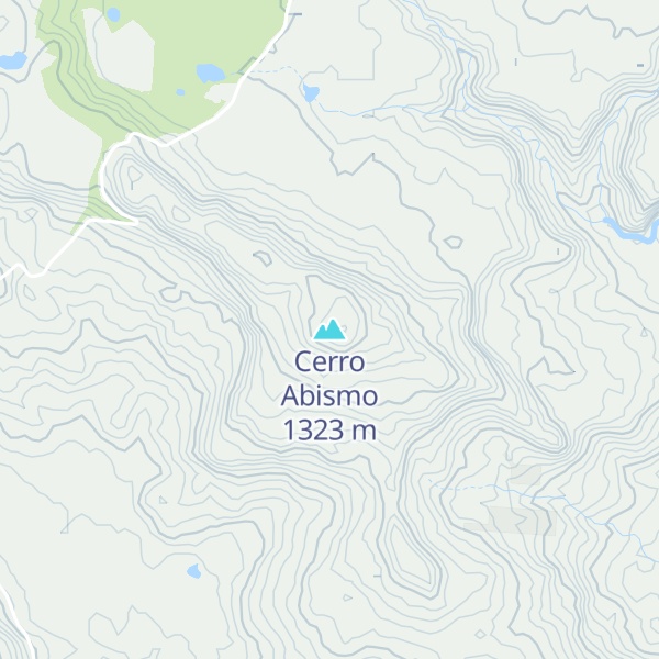 Map of Cerro Abismo