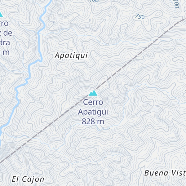 Map of Cerro Apatigüi