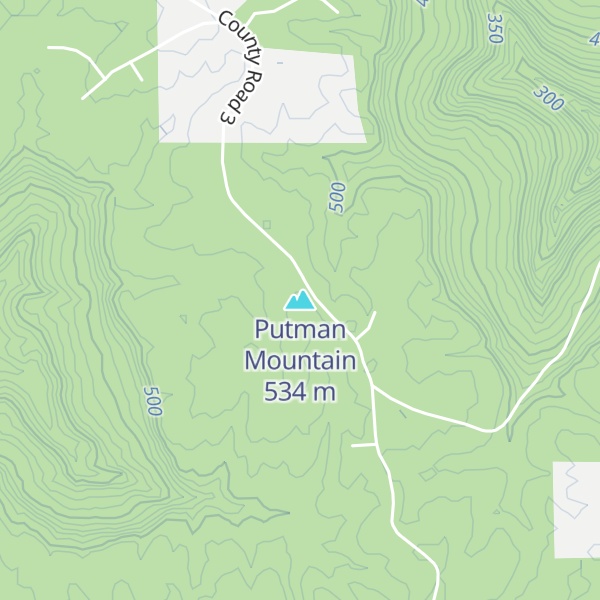 Map of Putman Mountain