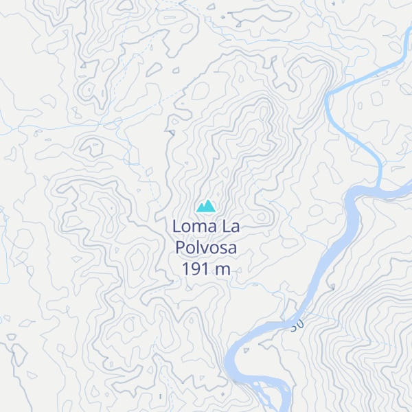 Map of Loma La Polvosa