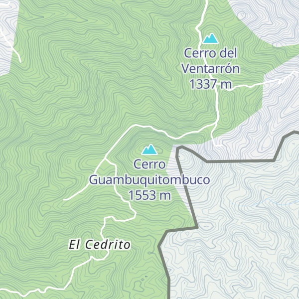 Map of Cerro Guambuquitombuco