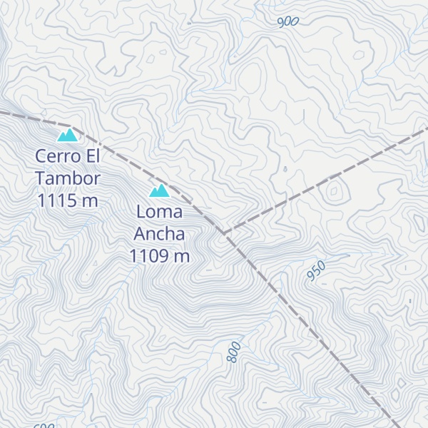 Map of Cerro Los Cedros