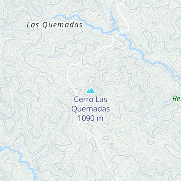 Map of Cerro Las Quemadas