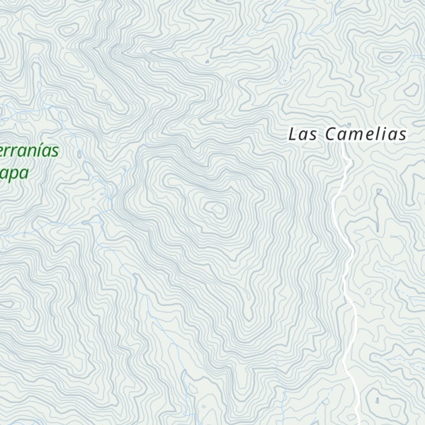 Map of Cerro El Sangarro