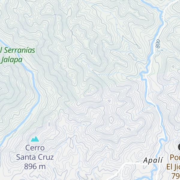 Map of Cerro El Demajao