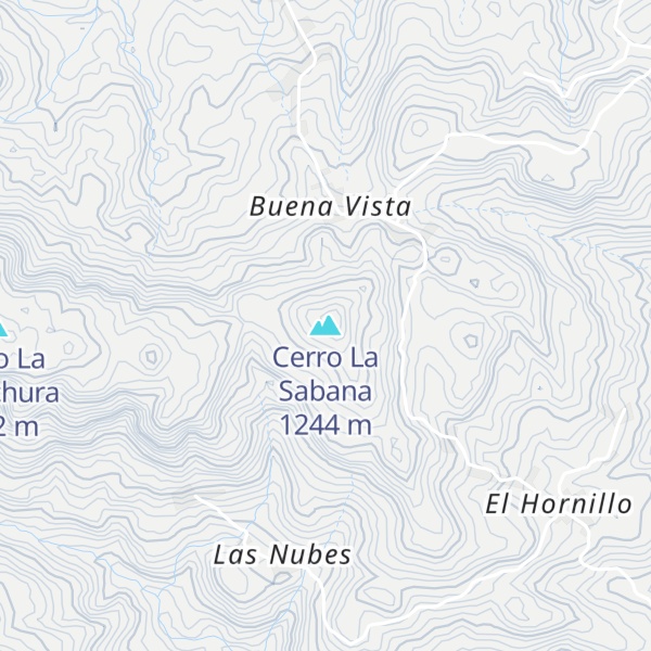 Map of Cerro La Sabana