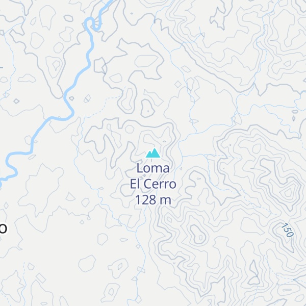 Map of Loma El Cerro
