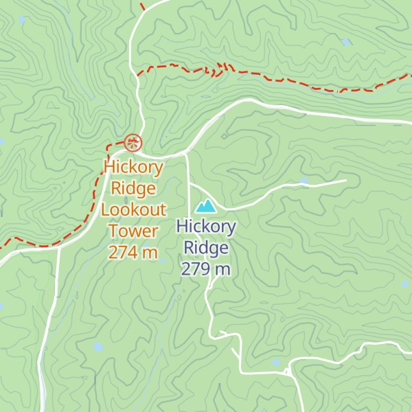 Map of Hickory Ridge