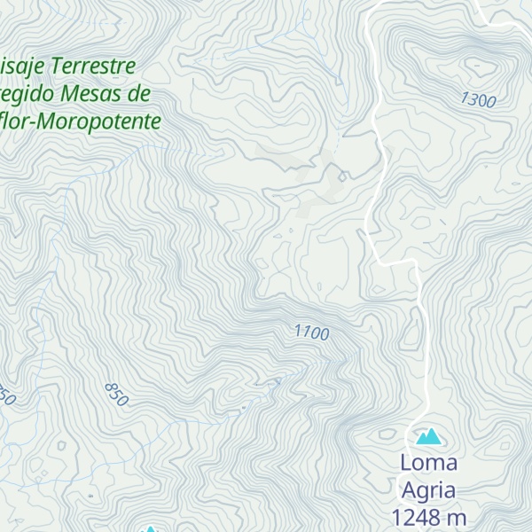 Map of Loma Las Tinajas