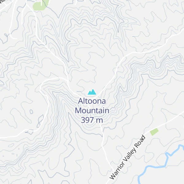 Map of Altoona Mountain
