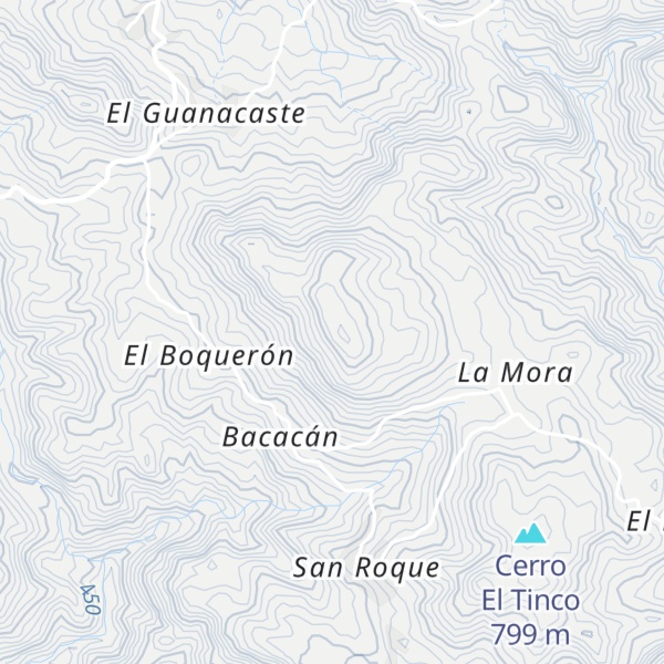 Map of Cerro Piedra Grande