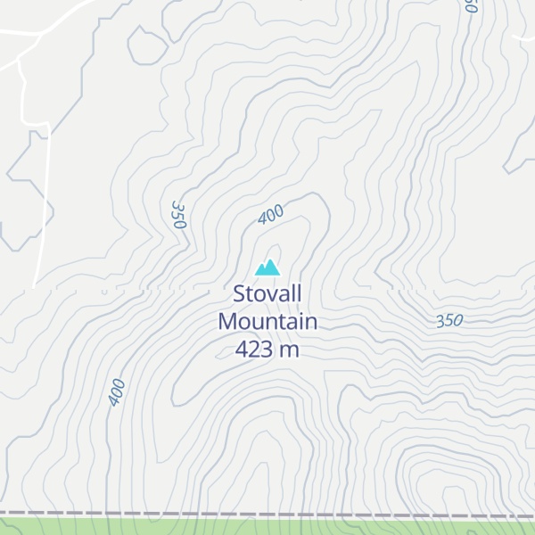Map of Stovall Mountain