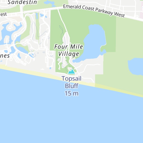 Map of Topsail Bluff