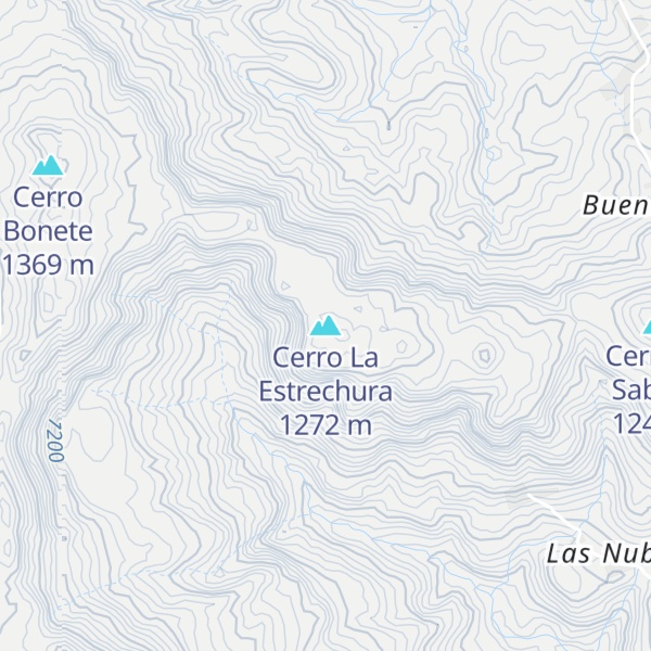 Map of Cerro La Estrechura