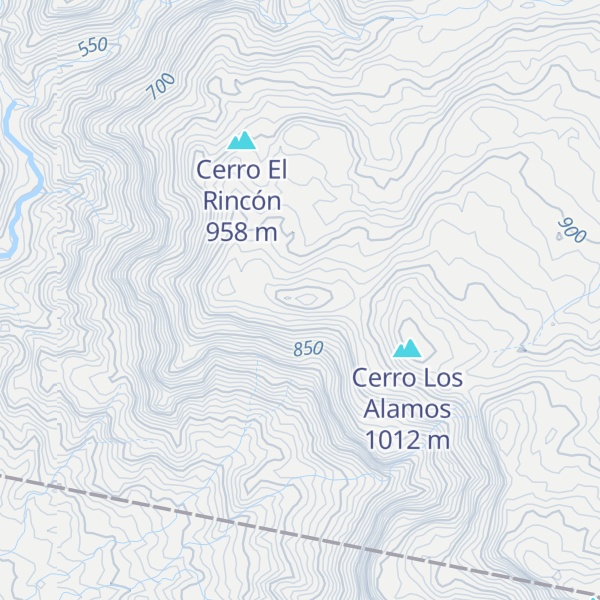 Map of Cerro Pastora