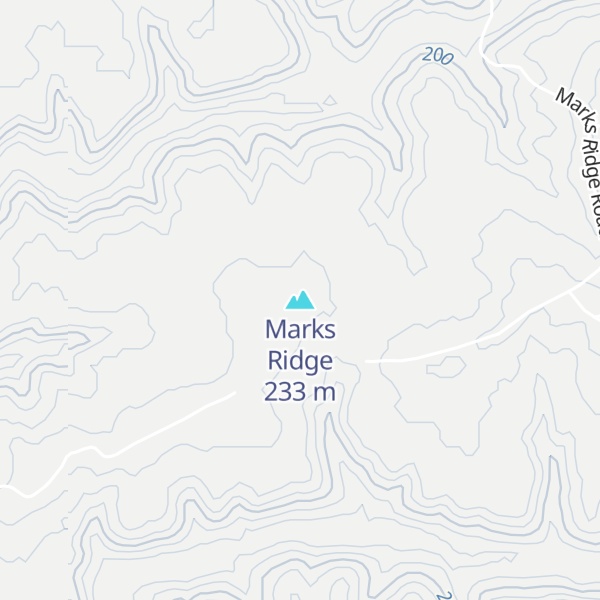 Map of Marks Ridge
