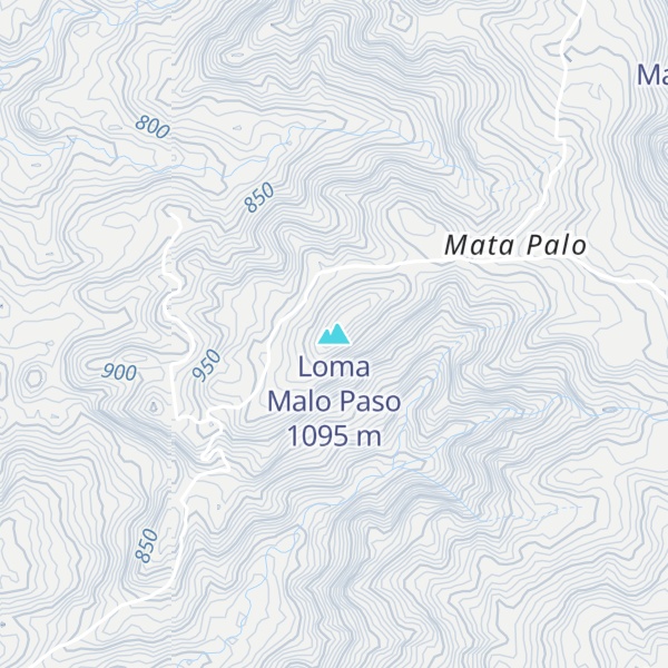 Map of Loma Malo Paso