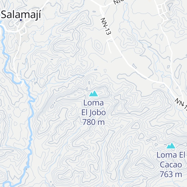 Map of Loma El Jobo