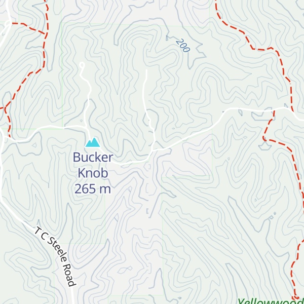 Map of Bartley Ridge