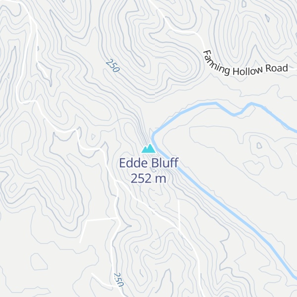 Map of Edde Bluff