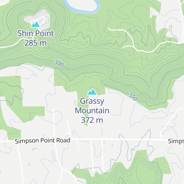 Map of Grassy Mountain