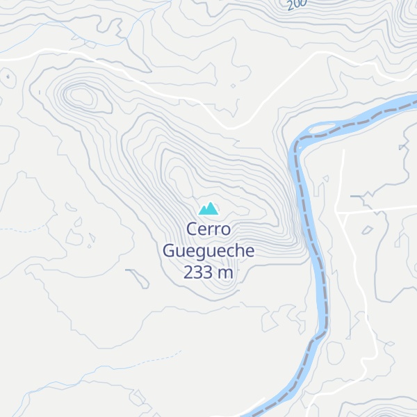 Map of Cerro Guegueche