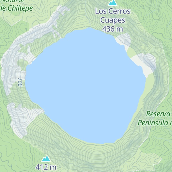 Map of Volcán Apoyeque
