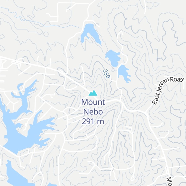 Map of Mount Nebo